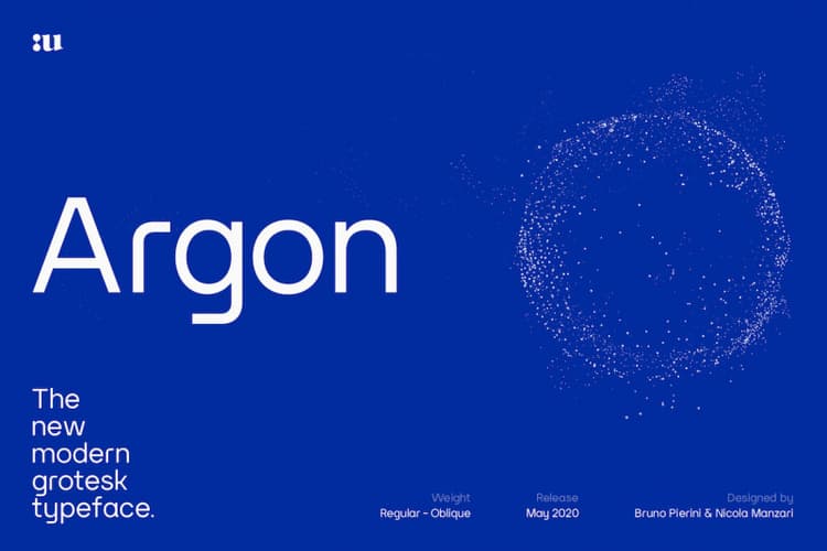 Argon Sans Serif Font
