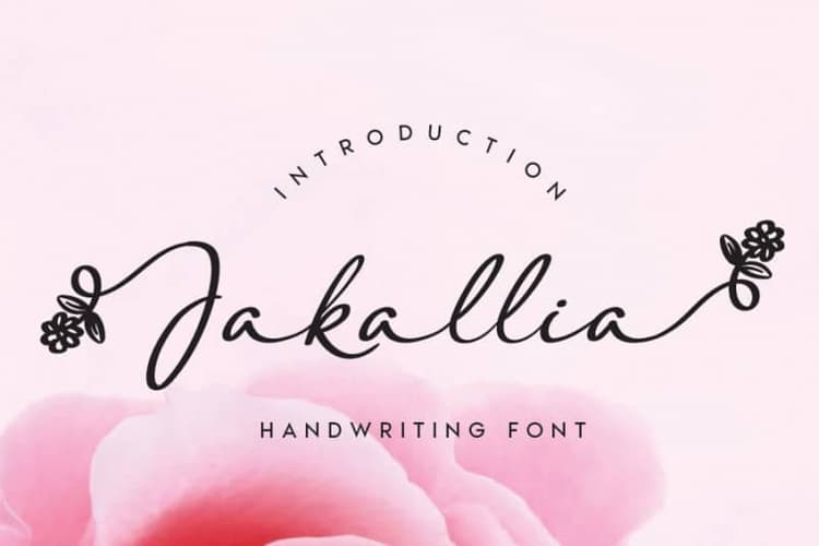 Jakallia Handwritten Font
