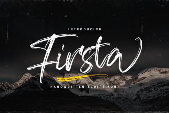 Firsta Brush Font