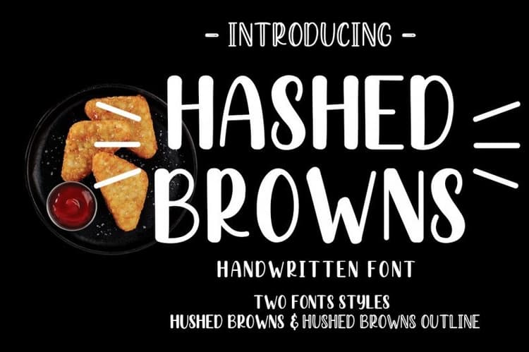 Hashed Browns Script Font