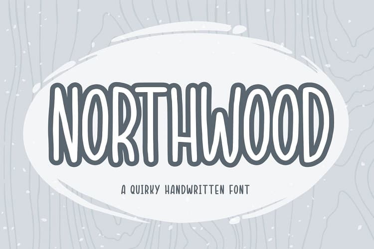 Northwood Quirky Handwritten Font