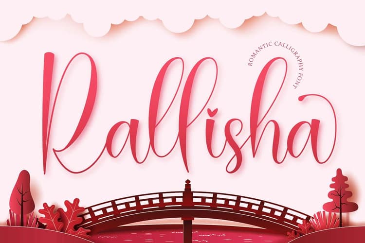 Rallisha Modern Calligraphy Font