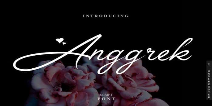 Anggrek Font