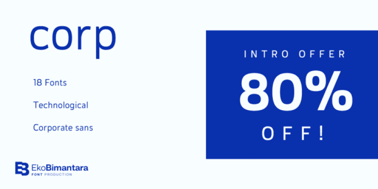 Corp Sans Serif Font Family