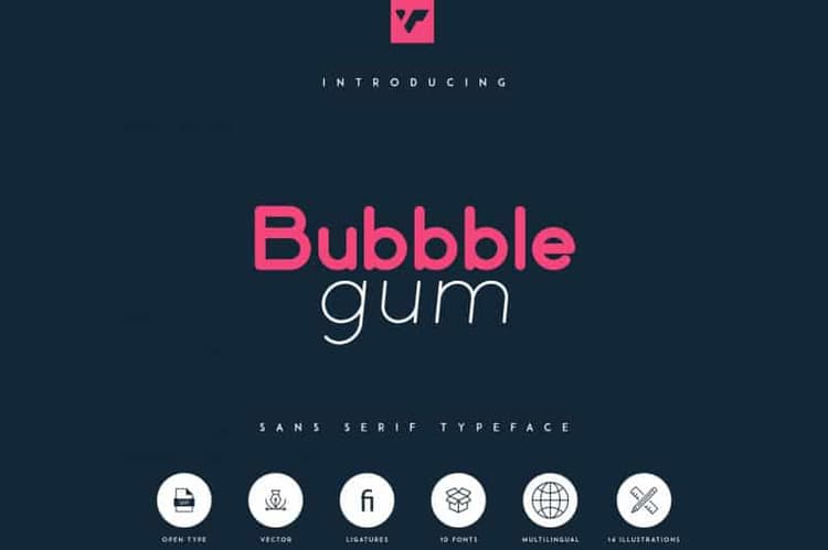 Bubbble Gum Sans Font Family