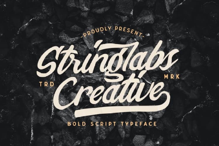 Stringlabs Creative Bold Script Font