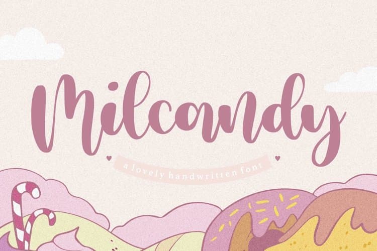 Milcandy Lovely Handwritten Font
