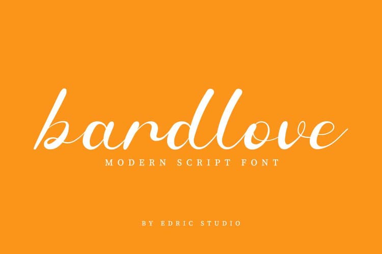 Bardlove Calligraphy Script Font