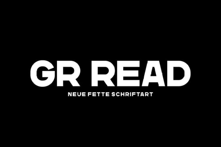 GR Read Font