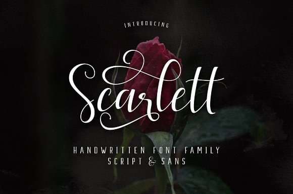 Scarlett Script Font
