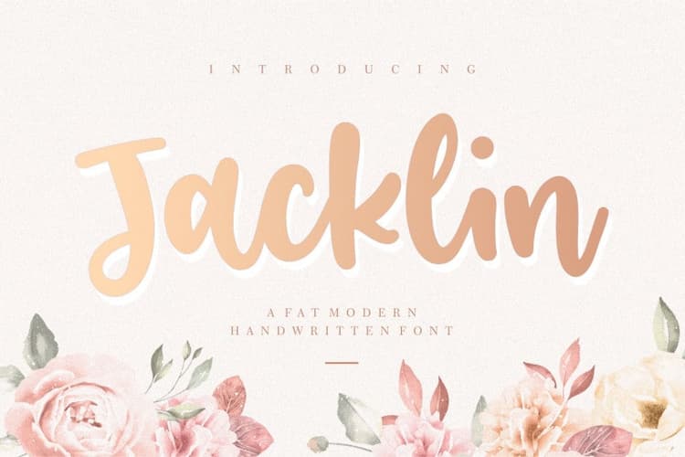 Jacklin Modern Handwritten Font