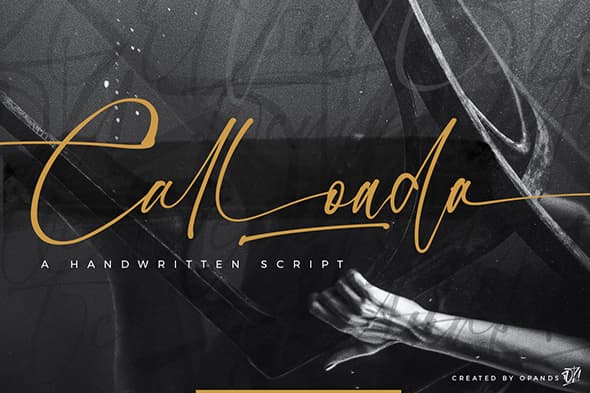 Calloada Handwritten Script Font