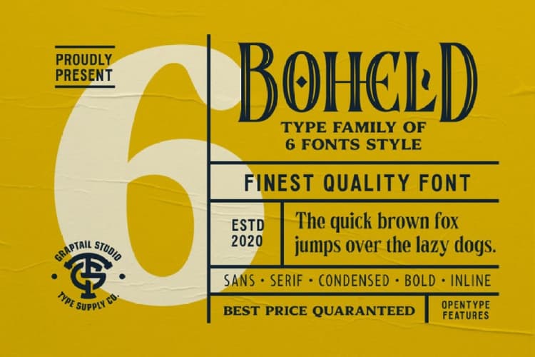 Boheld Serif Font