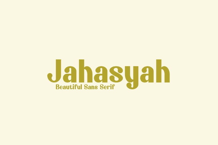 Jahasyah Sans Serif Font
