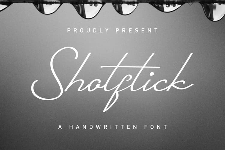 Shotflick Handwriting Script Font