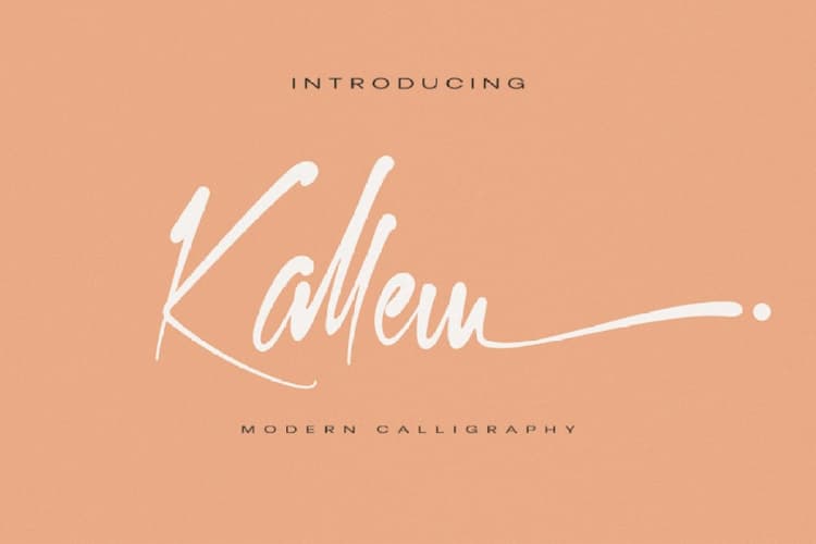 Kallem Handwritten Script Font