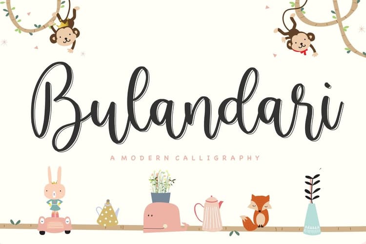 Bulandari Modern Handwritten Font