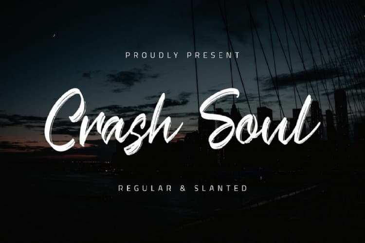 Crash Soul Brush Script Font