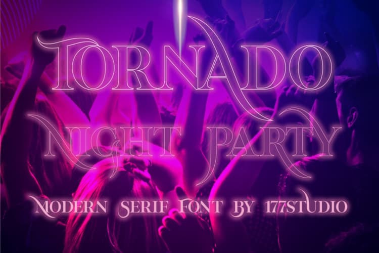 Tornado Modern Serif Font