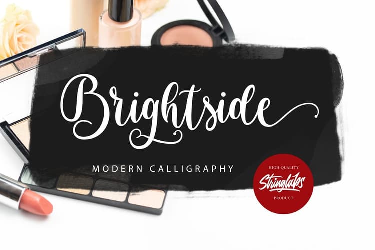 Brightside Modern Calligraphy Font