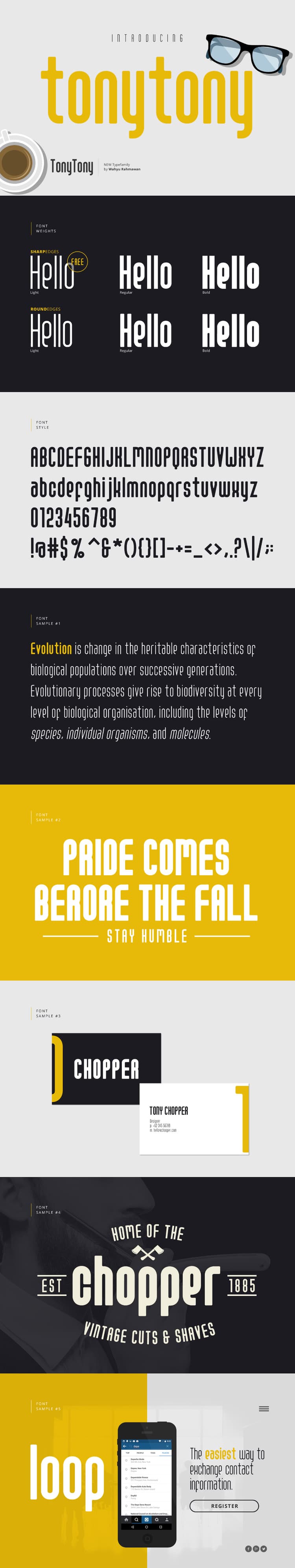 Tony Tony Free Font