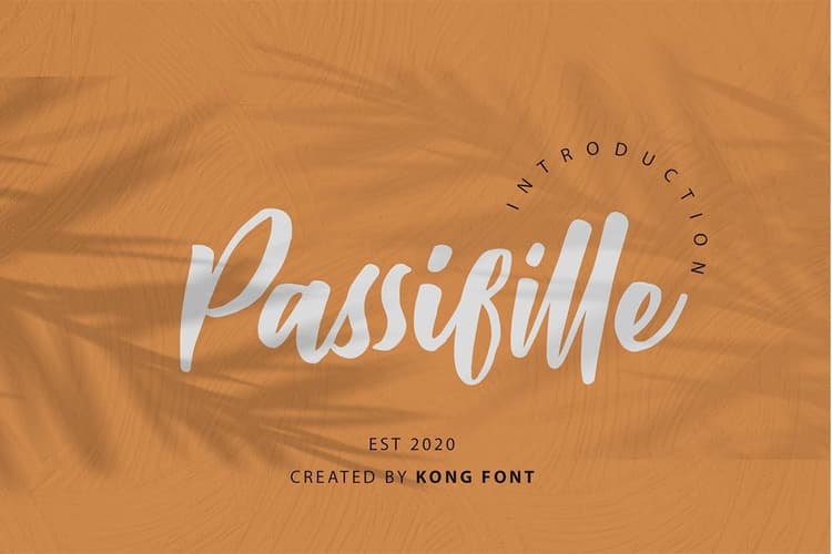 Passifille Bold Script Font