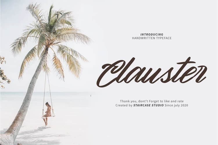 Clauster Script Font