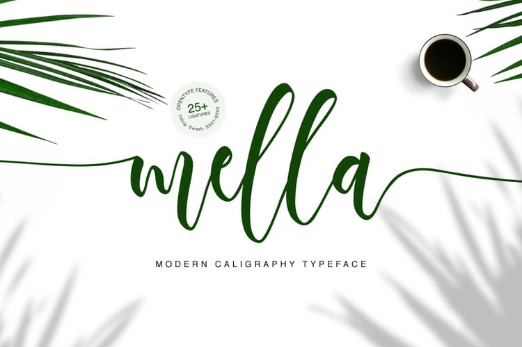 Mella Modern Calligraphy Font