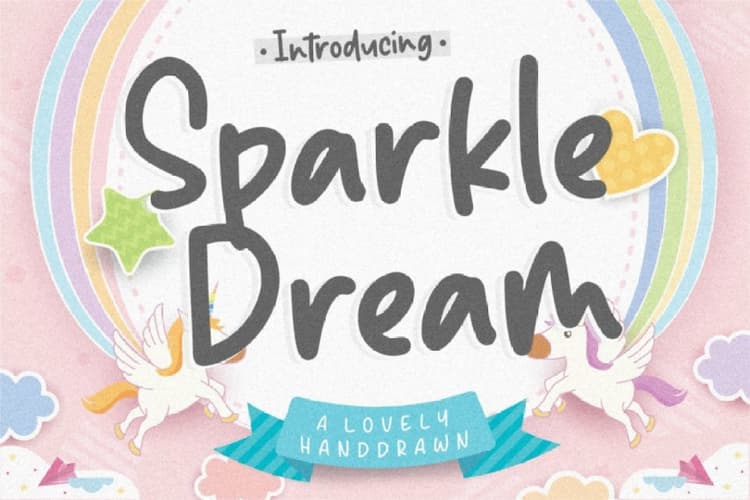 Sparkle Dream Handwritten Script Font