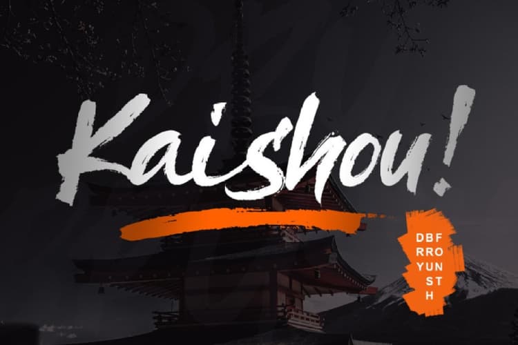 Kaishou! Brush Font