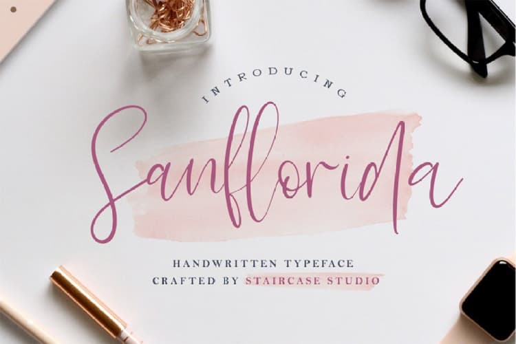 Sanflorida Handwritten Script Font