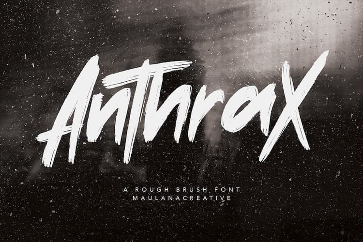 Anthrax Brush Font