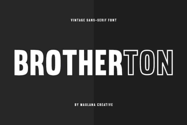 Brotherton Font