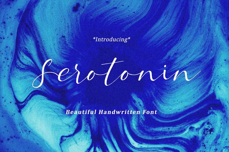 Serotonon Handwritten Script Font