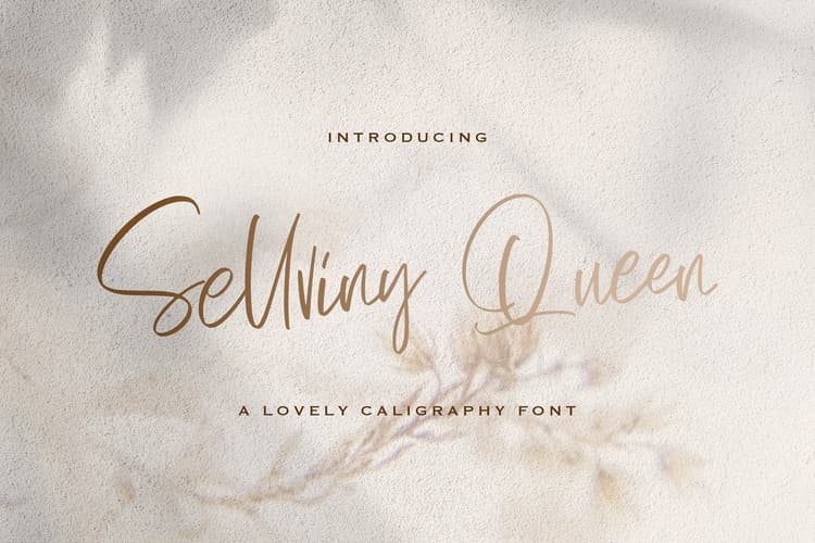 Sellviny Queen Handwritten Script Font
