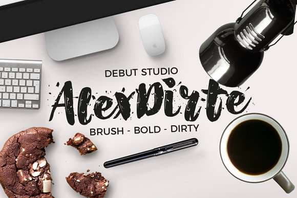 Alex Dirte Font