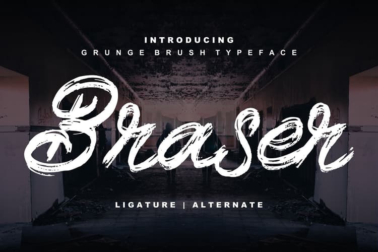 Braser Brush Script Font