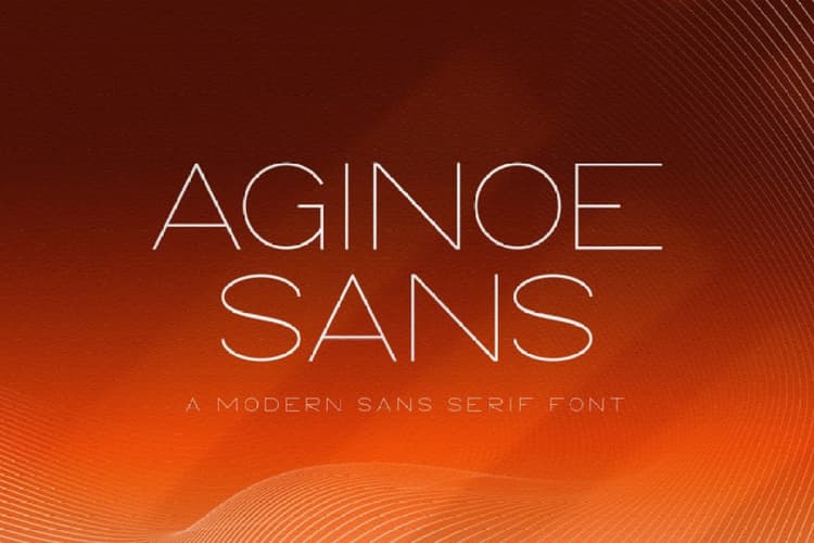 Aginoe Modern Sans Font Family