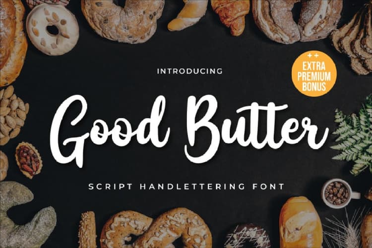 Good Butter Handwritten Script Font