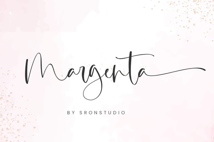 Margenta Calligraphy Script Font