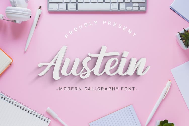 Austein Bold Script Font