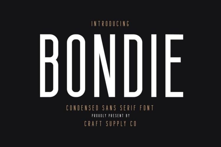 Bondie Sans Font