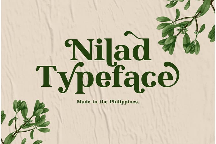 Nilad Modern Serif Typeface