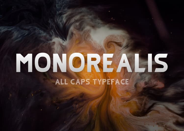 Monorealis Sans Serif Typeface