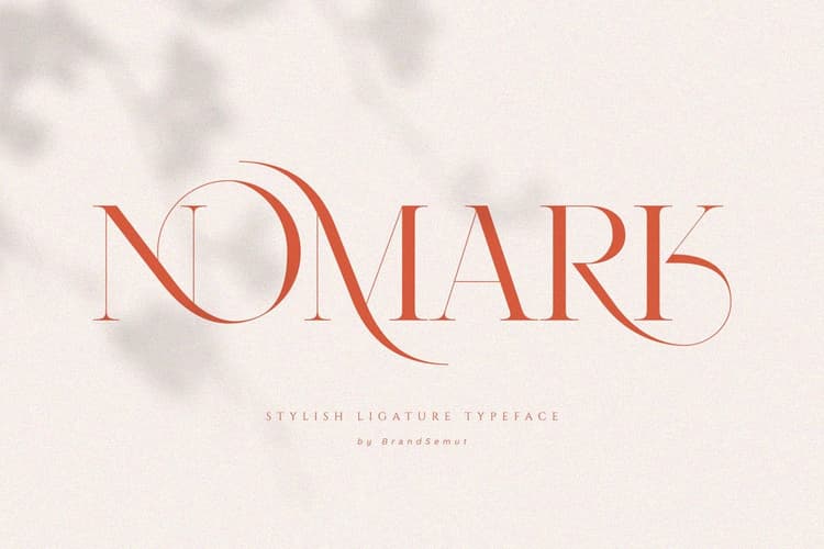 Nomark Serif Ligature Typeface