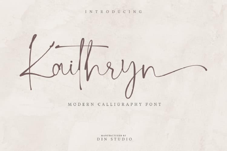 Kaithryn Handwritten Script Font