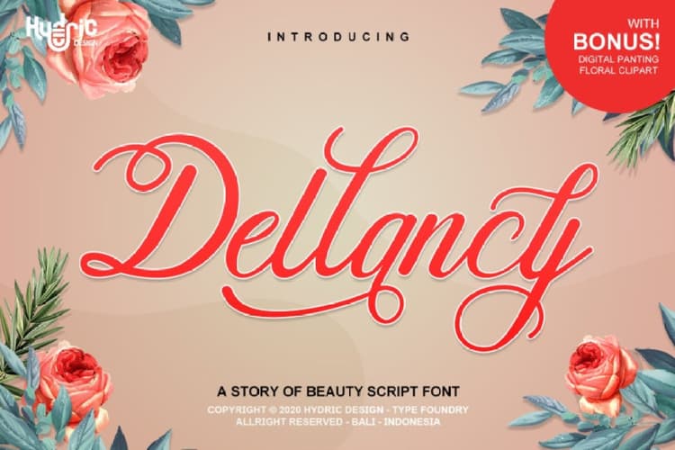 Dellancy Calligraphy Script Font