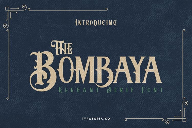 Bombaya Display Serif Font