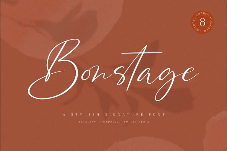Bonstage Handwritten Script Font