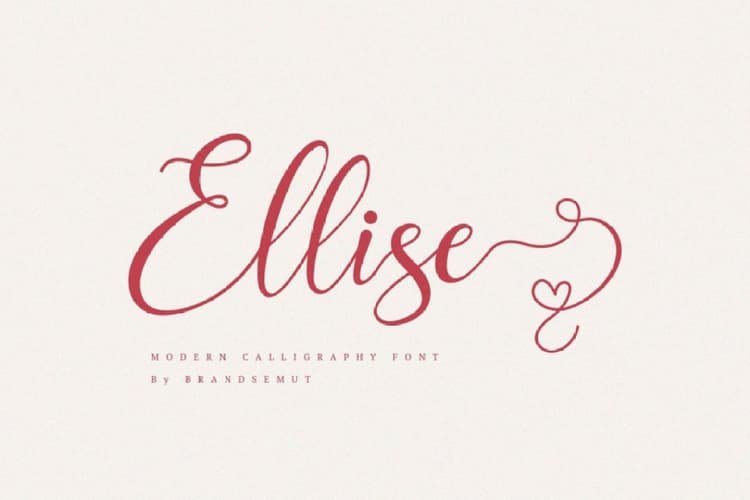 Ellise Calligraphy Script Font